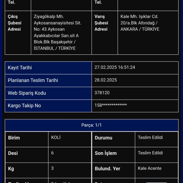 Sürat Kargo'da Teslimat Sorunu Ve İlgisiz Hizmet
