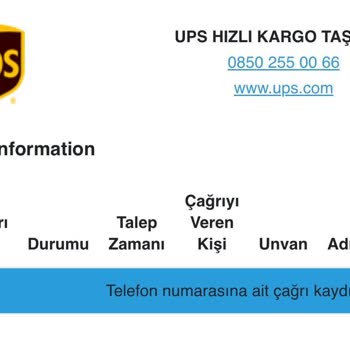 UPS Kurye Hizmetinde Büyük Aksaklık
