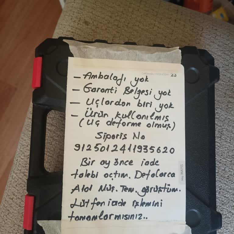 Teslimat Sorunu Ve Müşteri Hizmetleri Çıkmazı