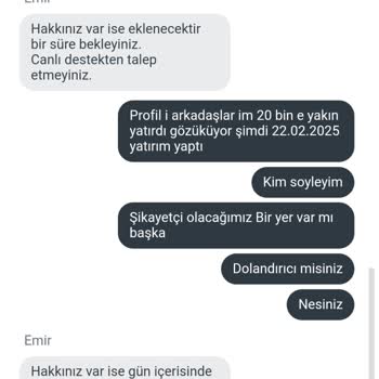 Bonus İşlemi Eksikliği Ve İletişim Sorunu