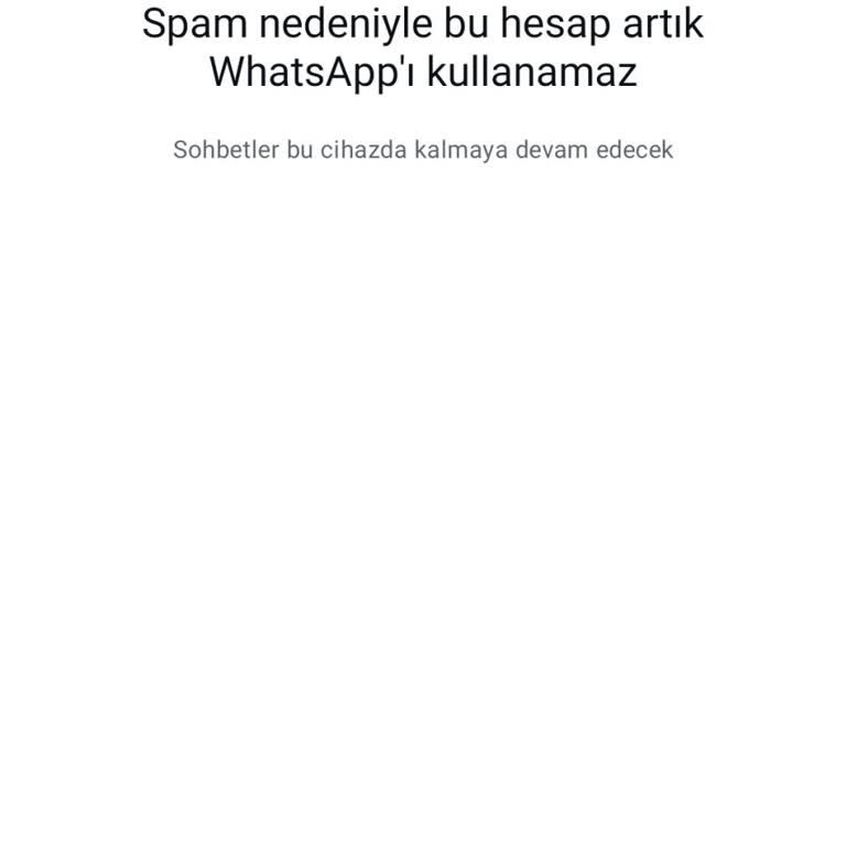 WhatsApp Kullanım Kısıtlaması Ve Spam Mesaj Sorunu