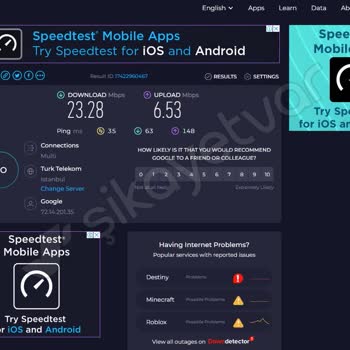 İnternet Hızında Ani Düşüş Ve Destek Sorunu