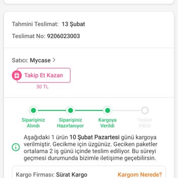 Kargo 19 Gündür Teslim Edilmedi, Müşteri Hizmetleri İlgisiz