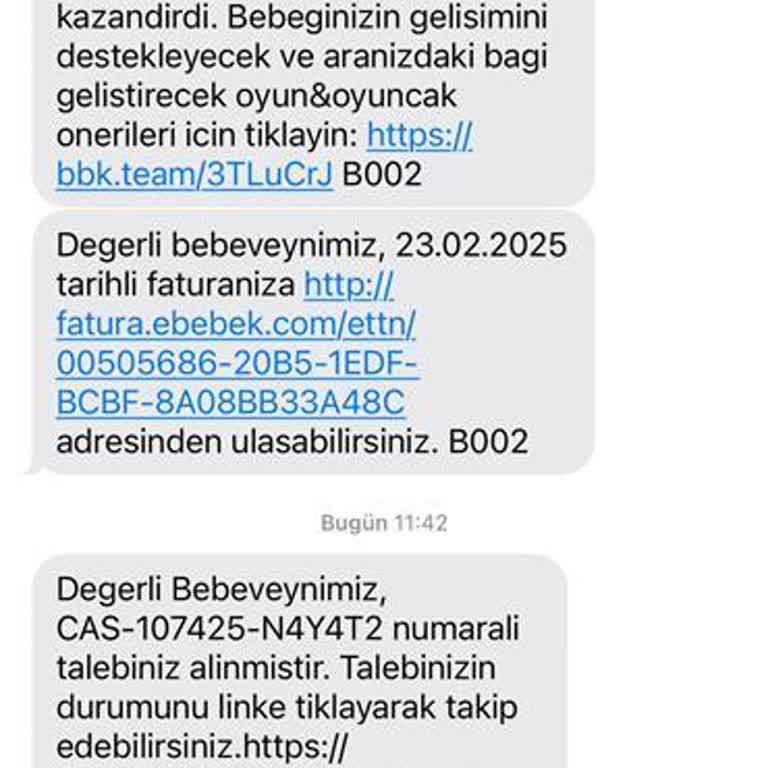 Ebebek'te Kargolanmayan Ürün Ve Yanıltıcı Yönlendirmeler