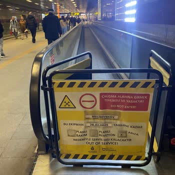 Mecidiyeköy'de Yürüyen Bant Sorunu Yıl Boyunca Çözülemedi