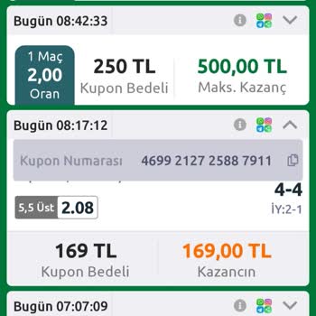 Kupon Onayı Ve İkramiye Sorunu