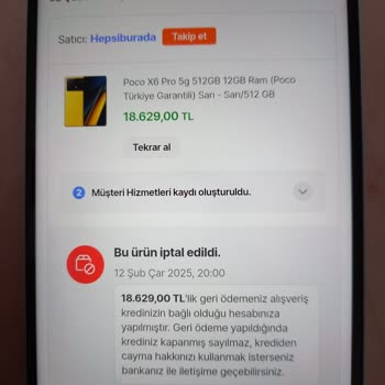 Hepsiburada'da Geciken Para İadesi Ve Teslimat Sorunu