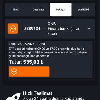 EFT Prosedürü Mağduriyeti