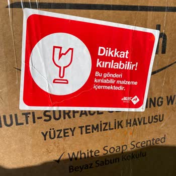 Kırılabilir Etiketine Rağmen Hasarlı Gelen Kargo