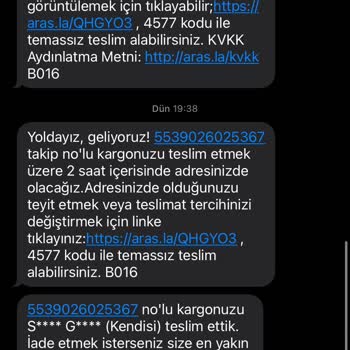 Aras Kargo'da Teslimat Sorunları Ve İlgisiz Personel