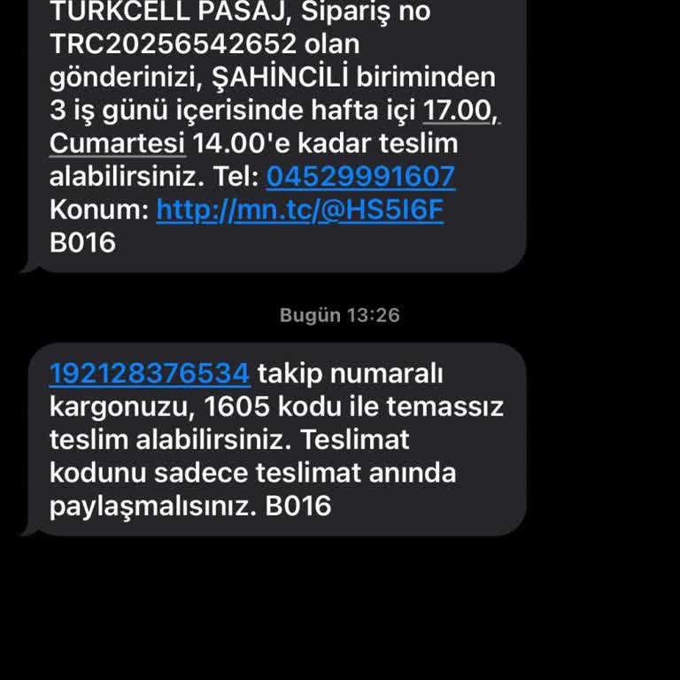 MNG Kargo Şahincili Şubesi Teslimat Sorunu