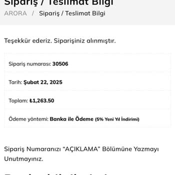 Ürün Teslimatında İletişim Sorunu