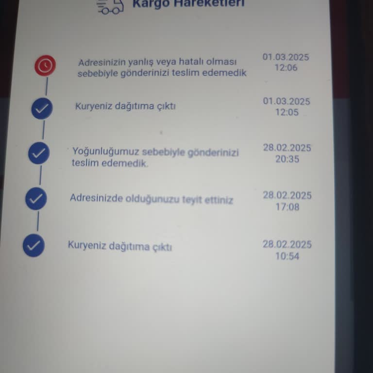 Aras Kargo'nun Teslimat Karmaşası