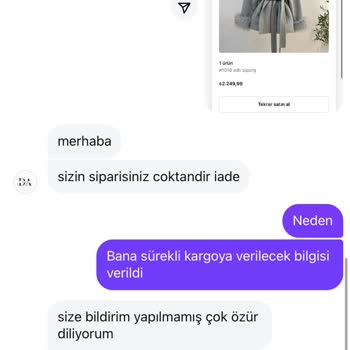 Kaban Siparişimde Yaşadığım Sorunlar Ve İade Belirsizliği