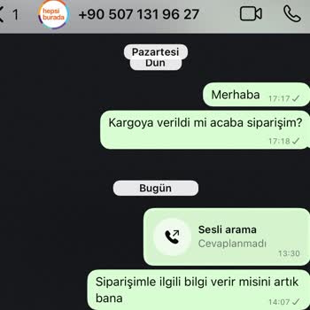 Kaybolan Sipariş Ve Sessiz Telefonlar