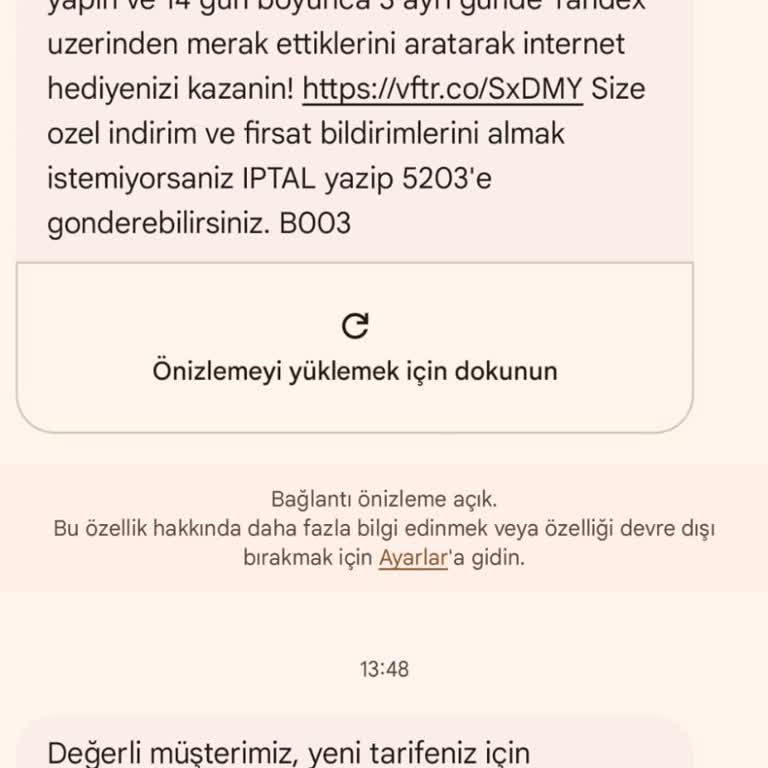 Vodafone Müşteri Danışmanı Kılığında Sahte Arama Deneyimi