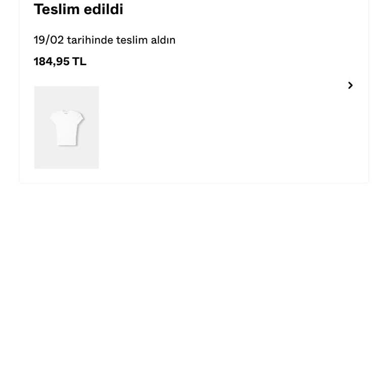 Bershka'dan Aldığım Ürün Teslim Edilmedi