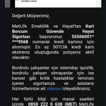 İzinsiz Sigorta İşlemi Ve Acil İptal Talebi