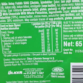 Ülker Ünlü Markadan Beklenmeyen Bozuk Çikolata