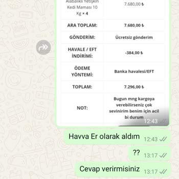 Zoompet.com.tr'den Sipariş Verdim, Paramı Geri Alamıyorum!