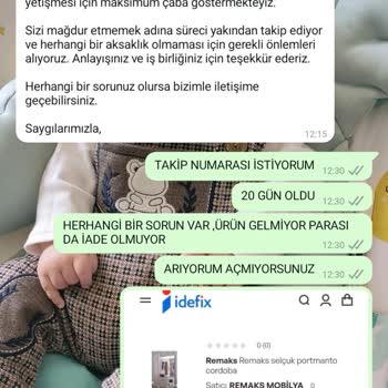 Remaks Mobilya'dan Alınan Portmanto Gönderilmiyor