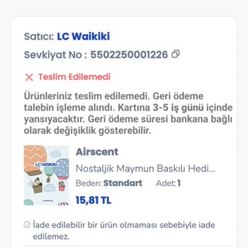 Teslim Edilemeyen Sipariş Ve Cevapsız Kalan Talepler