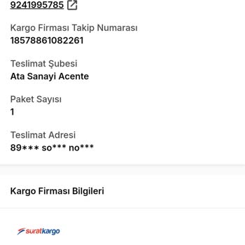 Sürat Kargo'dan Teslimat Sorunu Ve Saygısız Hizmet