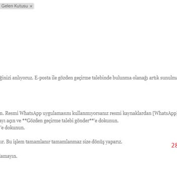 WhatsApp Hesabımın Sürekli Kapanması Sorunu