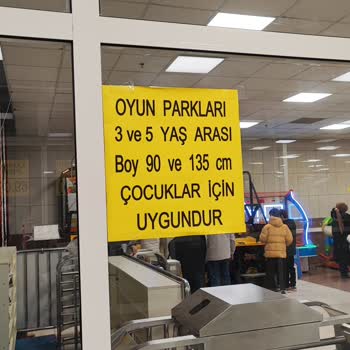 Gimsa Market Çocuk Oyun Alanında Yaş Sorgulama Sorunu