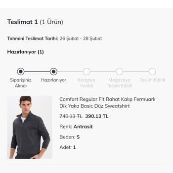 DeFacto Online Teslimat Hayal Kırıklığı