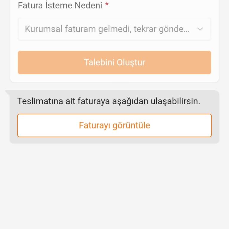Trendyol'dan Alınan Ürünün Faturası Gönderilmiyor