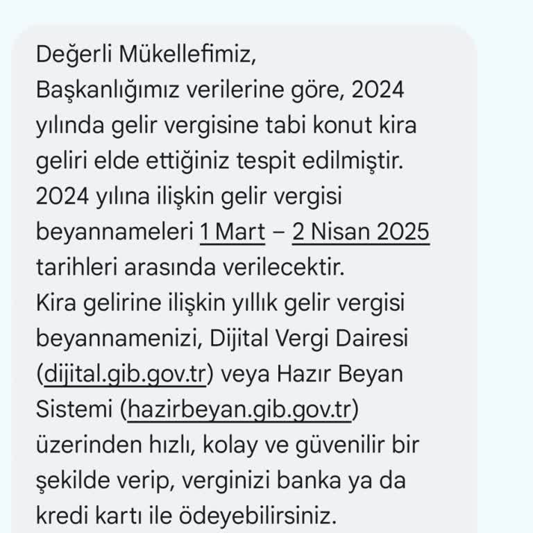 Yanlış Kira Vergisi Bilgilendirmesi Ve İzinsiz Bilgi Paylaşımı