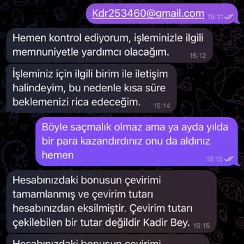 Bahsegel Casino'da Bonus Sorunu Ve Yanıltıcı Bilgilendirme