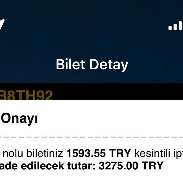 Yanlış Bilet İadesi Sorunu