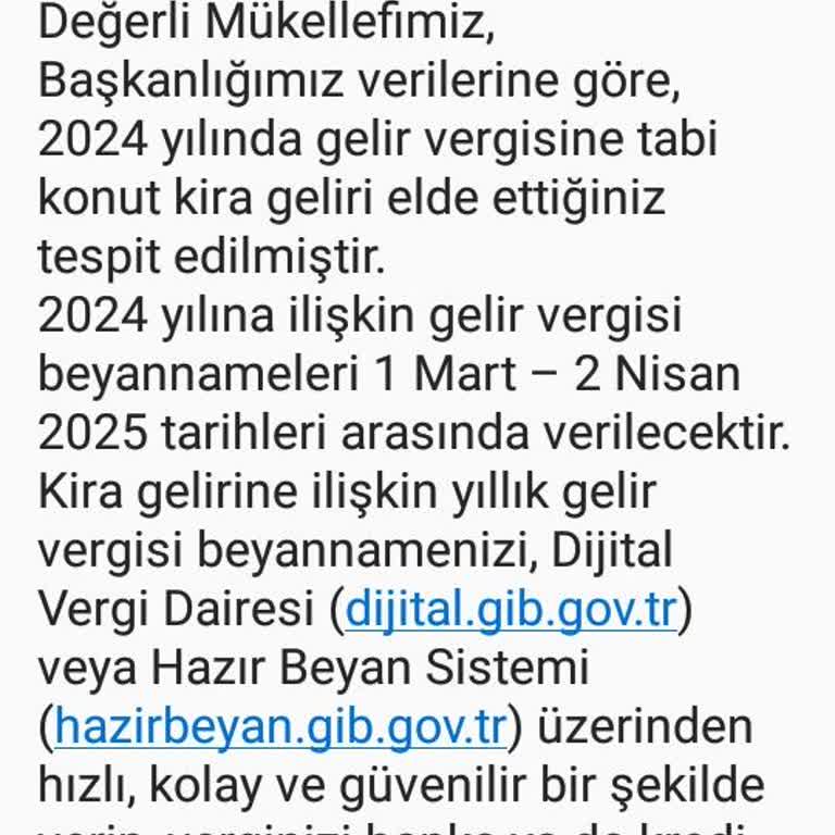 Yanlış Kira Geliri Beyanı: Vergi Dairesi Hatası