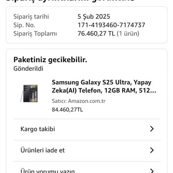 Kayıp Telefon Siparişi Ve Yüksek Fiyat Sorunu