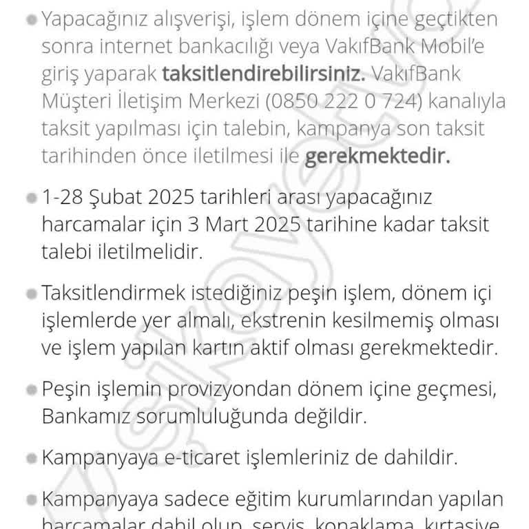 VakıfBank Kampanya Şartlarına Uymadı: Taksitlendirme Sorunu