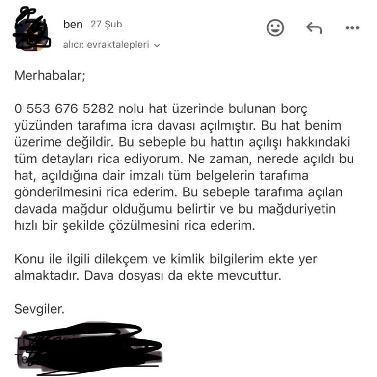 Yanlış Hat Üzerinden İcra Şoku