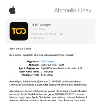 Üyelik Sorunu Ve Yetersiz Müşteri Hizmetleri