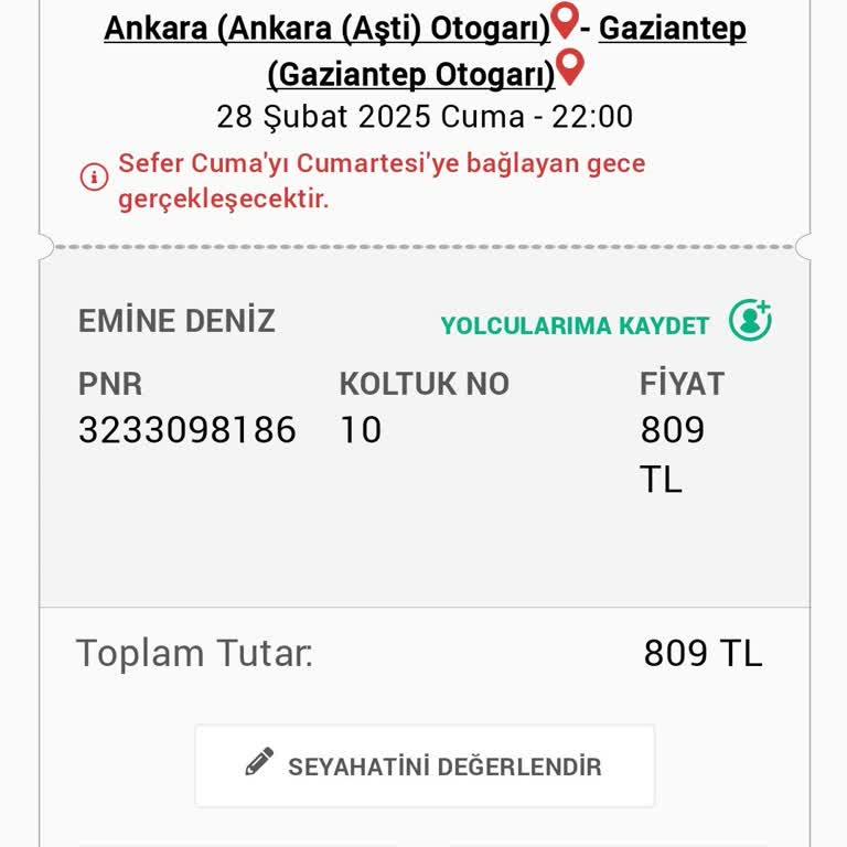 Otobüs Yolculuğunda Dolmuş Gibi Hizmet!