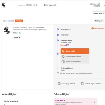 Hepsiburada'da Güven Sarsan Teslimat Sorunu