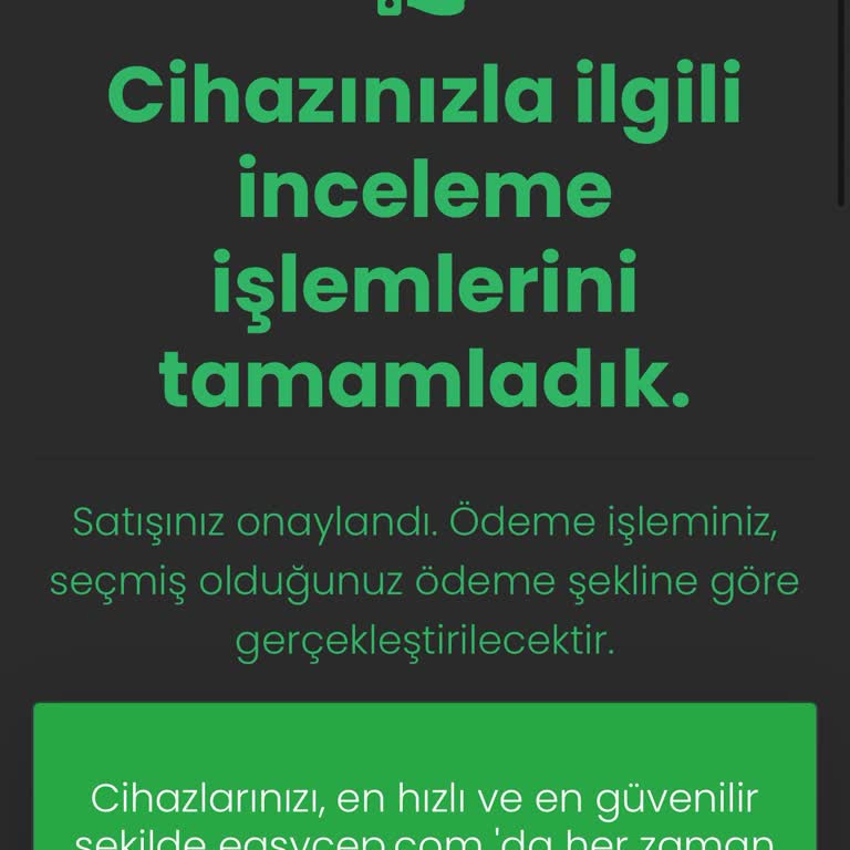 EasyCep Geri Ödeme Sözüne Uymuyor