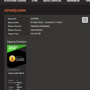 Razer Gold Pinleri Teslim Edilmiyor!