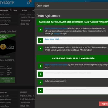 Razer Gold Pinleri Teslim Edilmiyor!