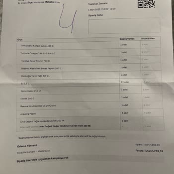 Yanlış Su Siparişi Ve İade Sorunu