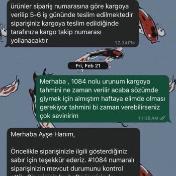 Sipariş Sonrası İletişim Sorunu Ve Güven Kaybı