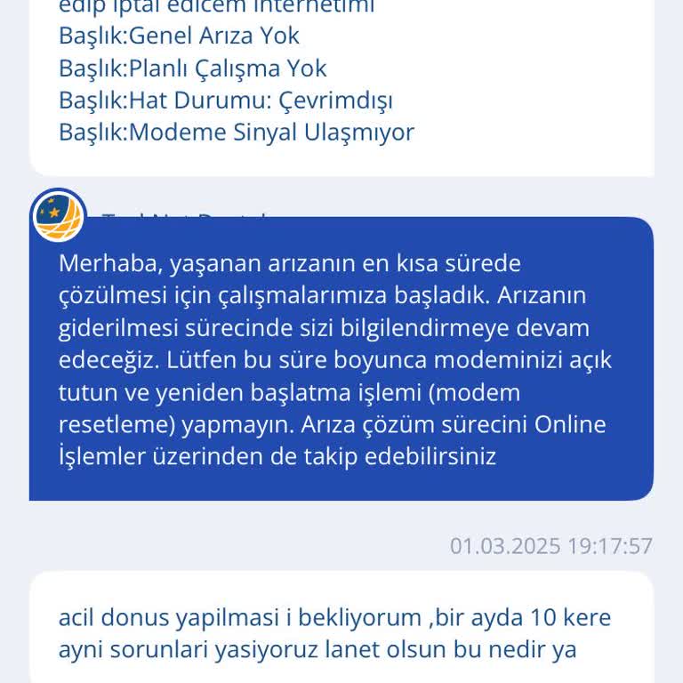 TurkNet Bağlantı Sorunlarıyla Çileden Çıkarıyor