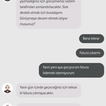 Vodafone'da Onaysız İşlem Ve Haksız Borç