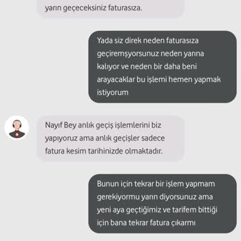 Vodafone'da Onaysız İşlem Ve Haksız Borç