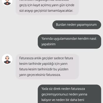 Vodafone'da Onaysız İşlem Ve Haksız Borç